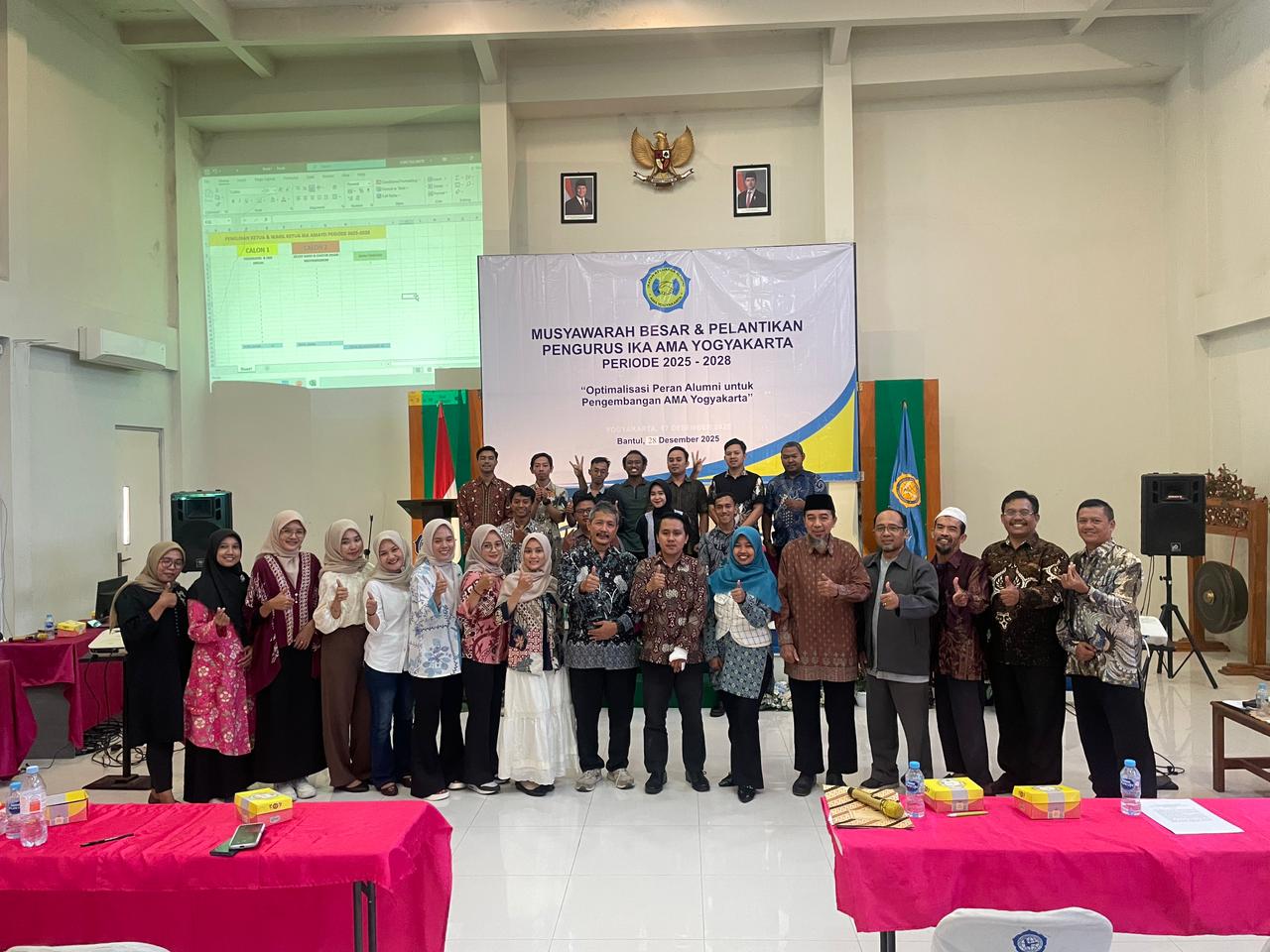 Momentum Estafet Kepemimpinan: Mubes dan Pelantikan IKA AMA Yogyakarta 2025–2028