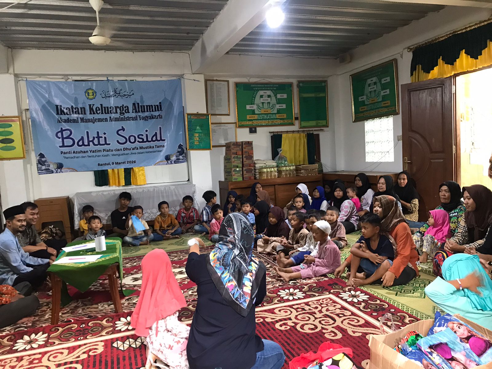 IKA AMA Yogyakarta Gelar Bakti Sosial Ramadhan, Pererat Kebersamaan Bersama Anak Panti Asuhan